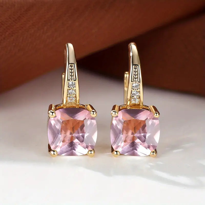 Selvara – Deep Blue Statement Earrings