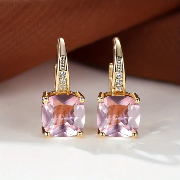 Selvara – Deep Blue Statement Earrings
