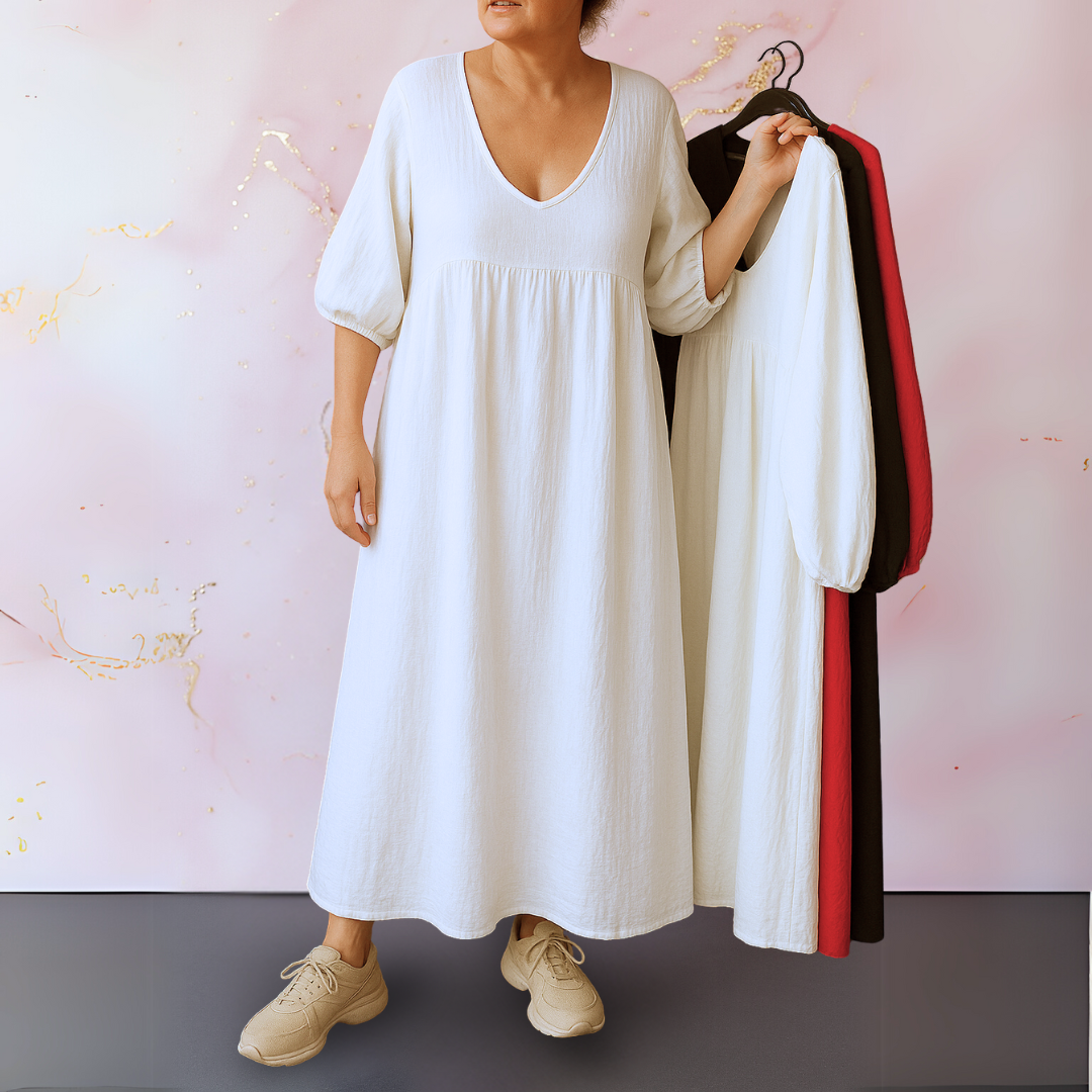 Victoria | V-Neck Shift Dress