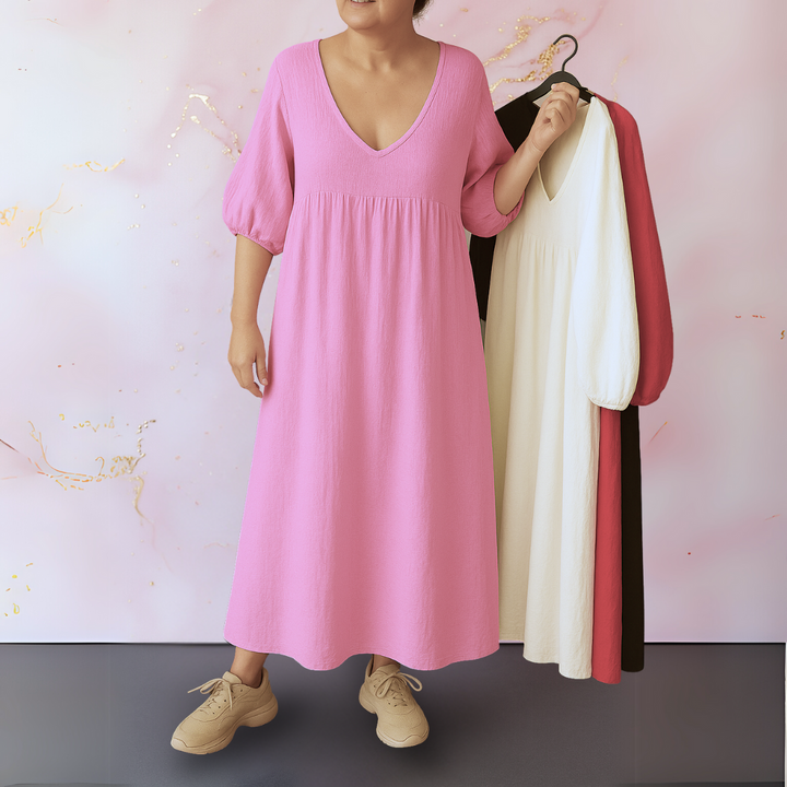 Victoria | V-Neck Shift Dress