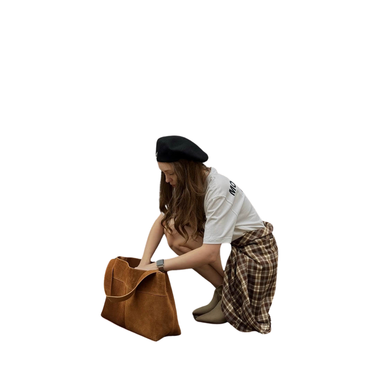 Angélique | Faux Suede Bag