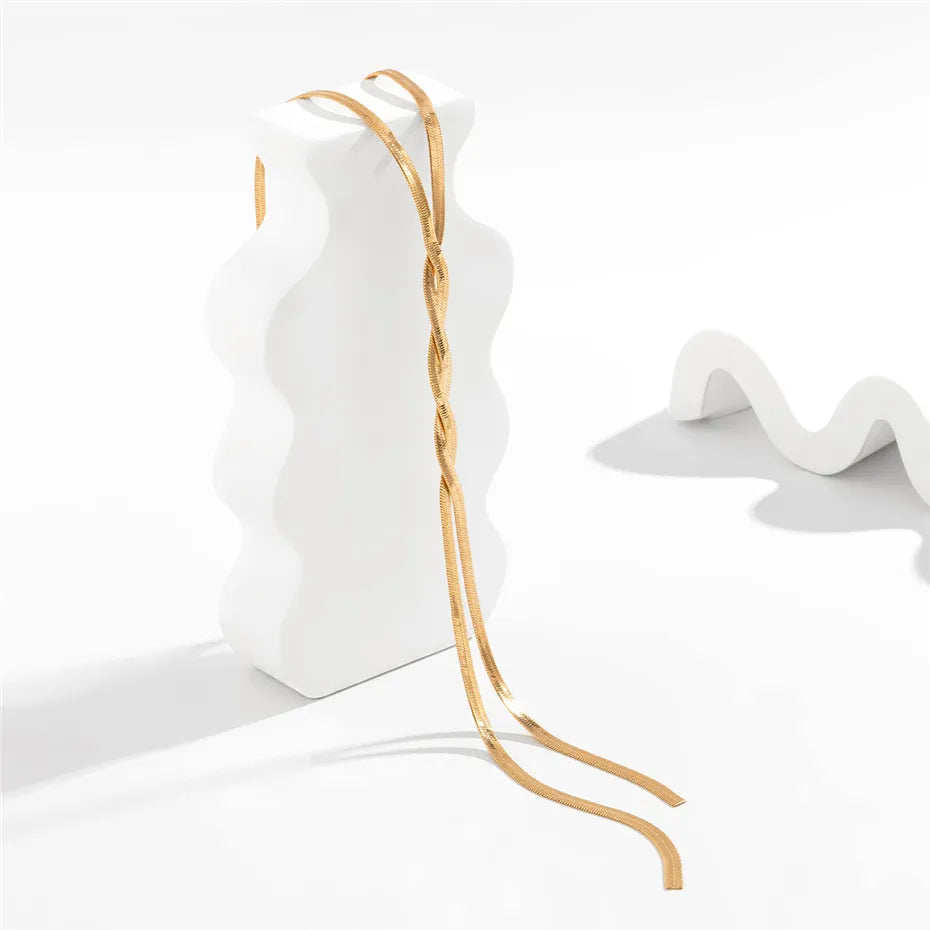 Flaira – Adjustable Snake Chain in Gold Look