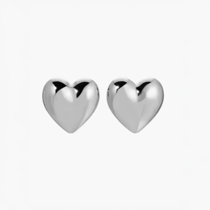 Coréna | Thick and Feminine Heart Earrings