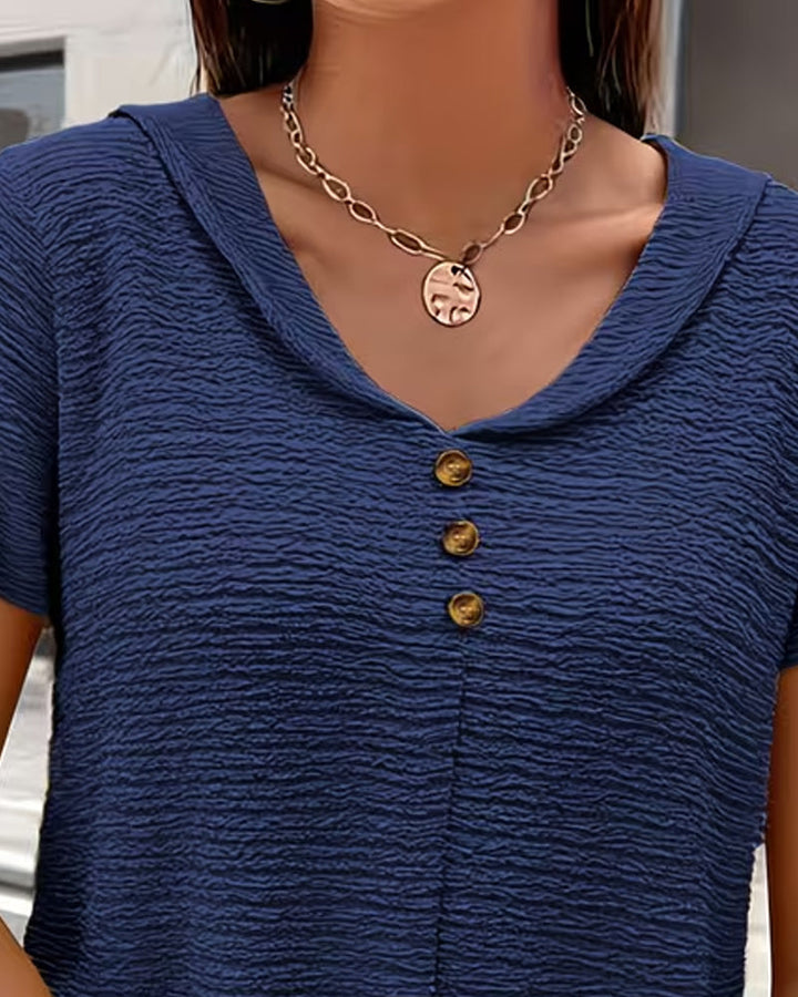Grace | Cotton Peter Pan Collar Top
