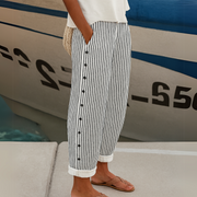 Sia | Comfortable Striped Casual Pants
