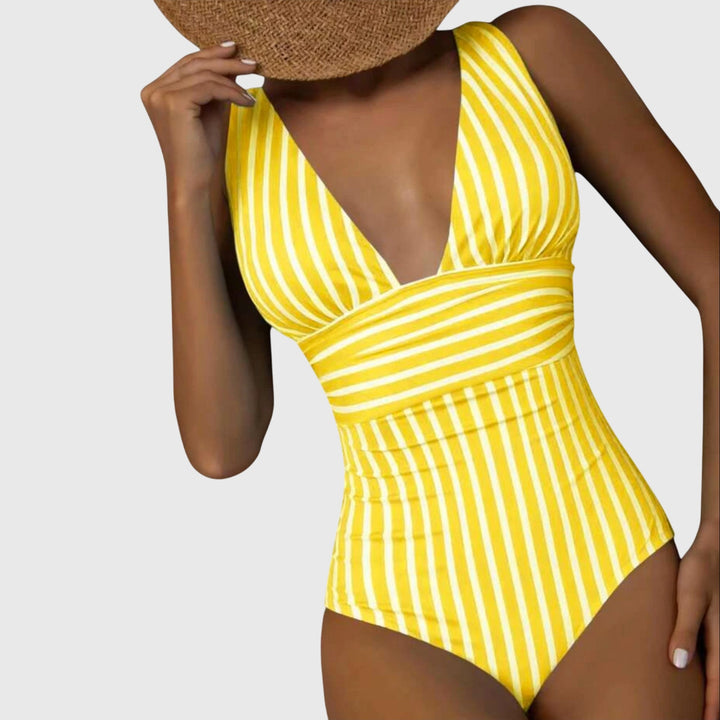 Nora | Striped One-Piece Swimsuit