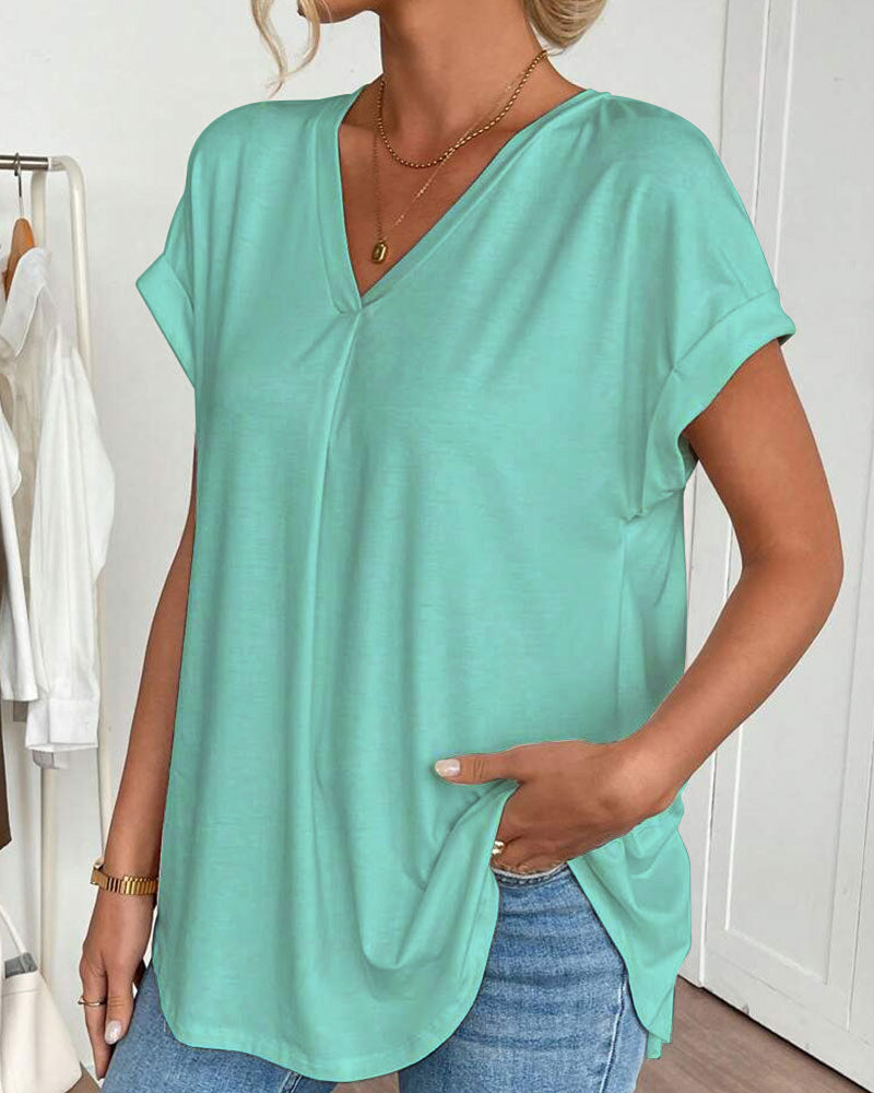 Avery | Patchwork Short-Sleeve Tee