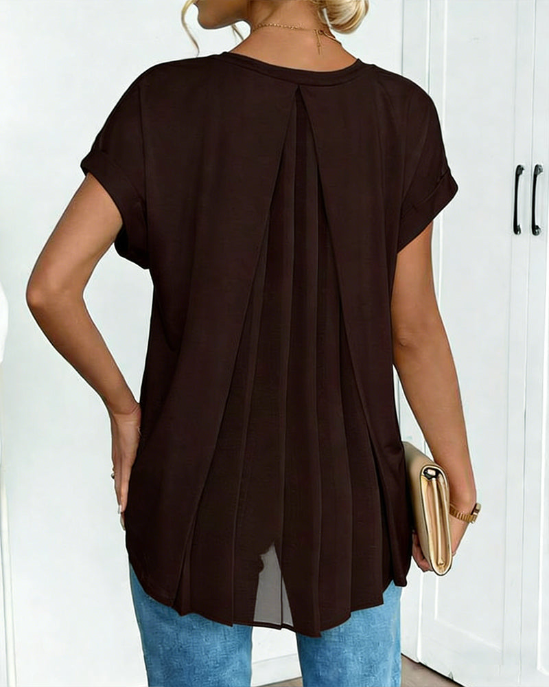 Avery | Patchwork Short-Sleeve Tee