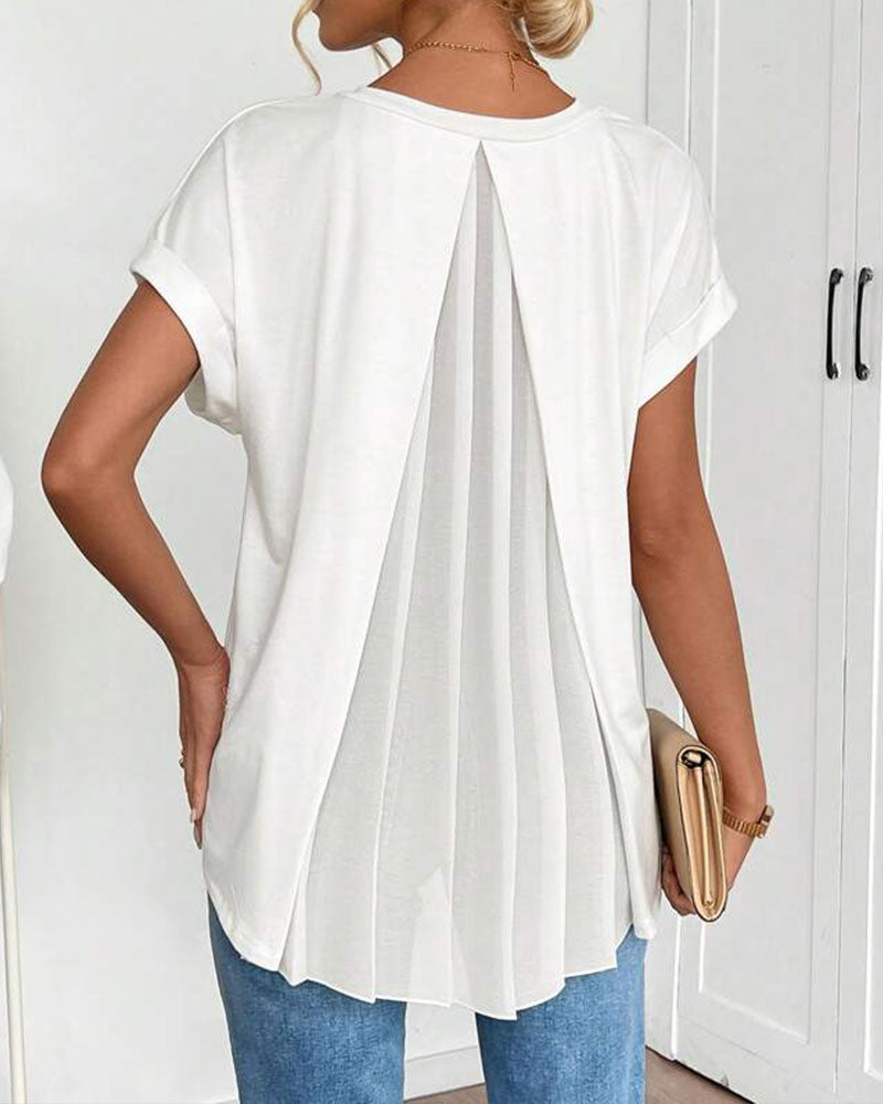 Avery | Patchwork Short-Sleeve Tee