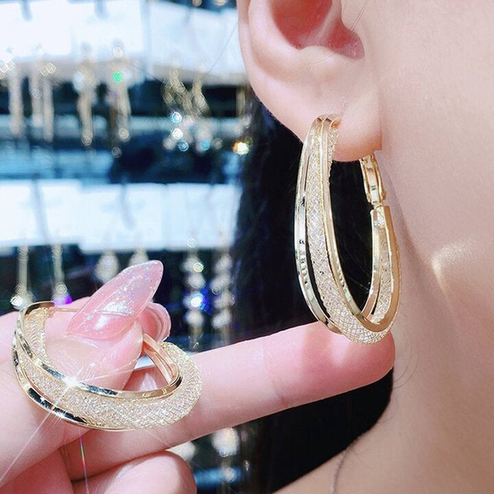 Elorian – Sculpted Oval Hoops