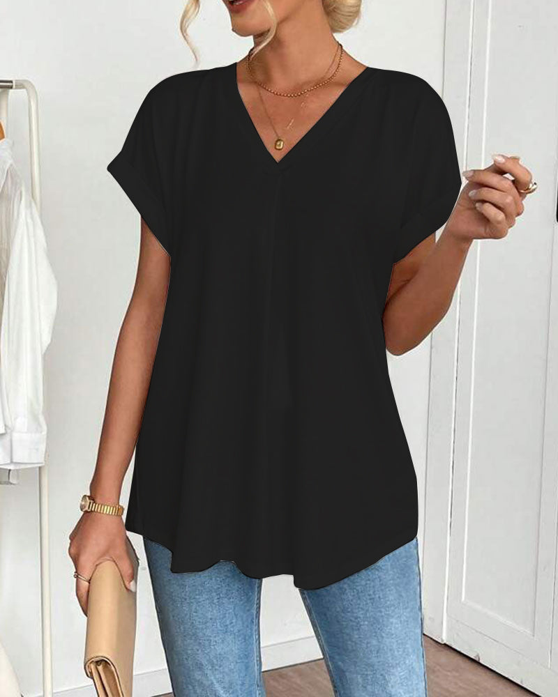 Avery | Patchwork Short-Sleeve Tee