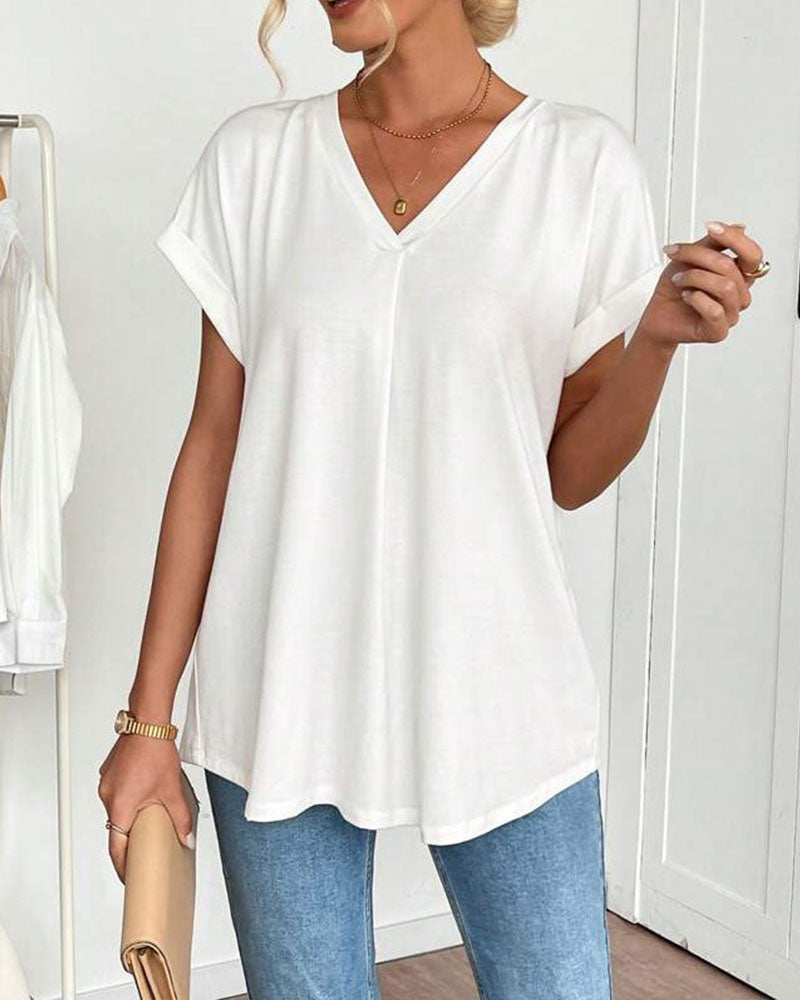Avery | Patchwork Short-Sleeve Tee