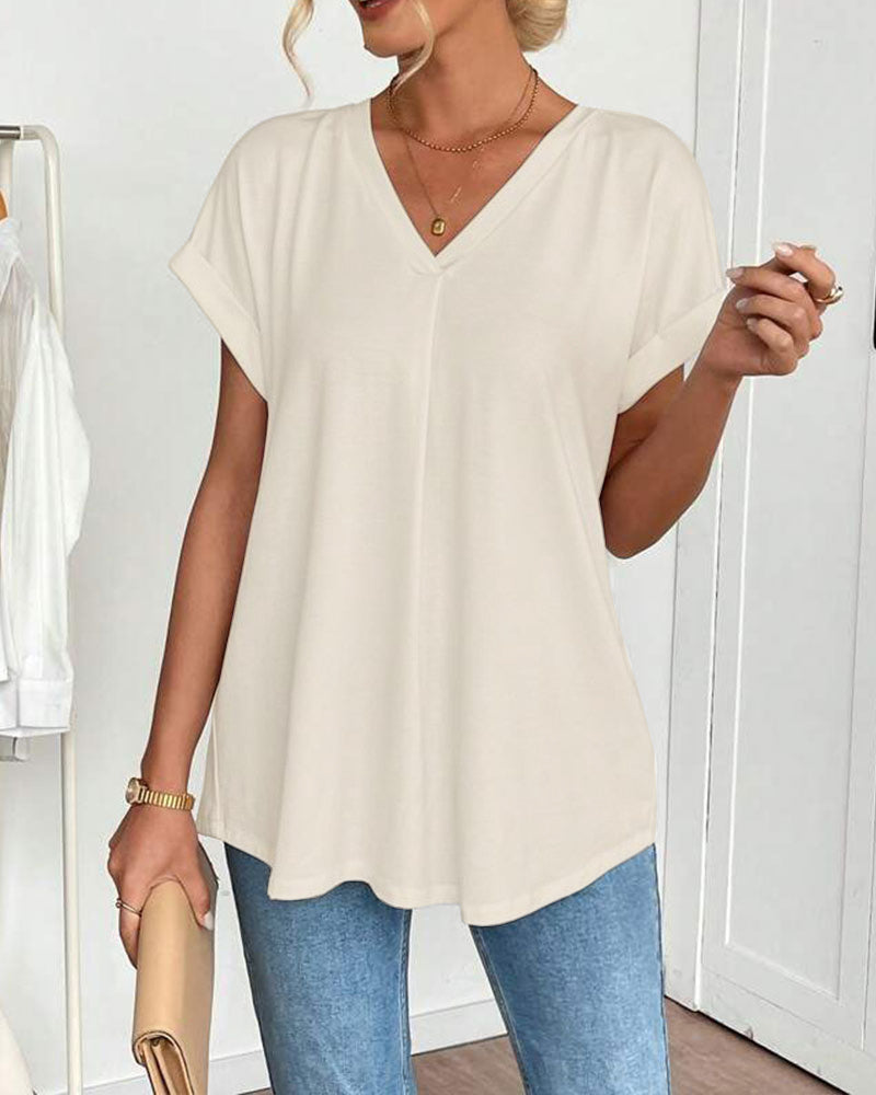Avery | Patchwork Short-Sleeve Tee