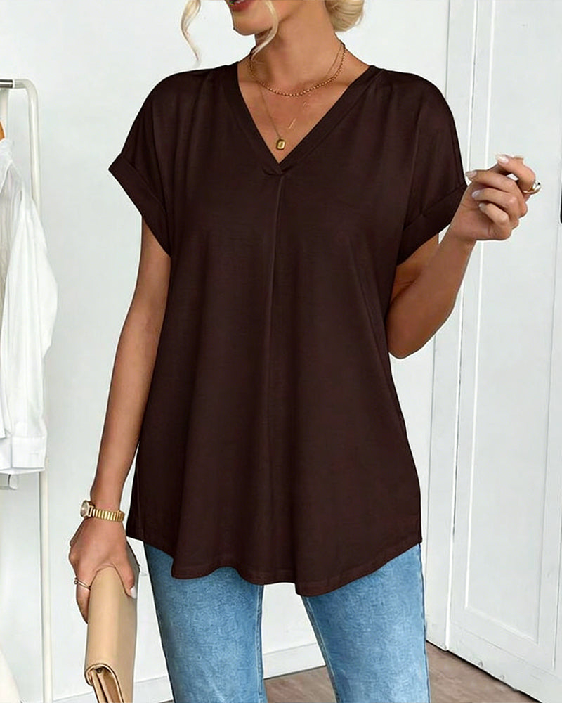 Avery | Patchwork Short-Sleeve Tee