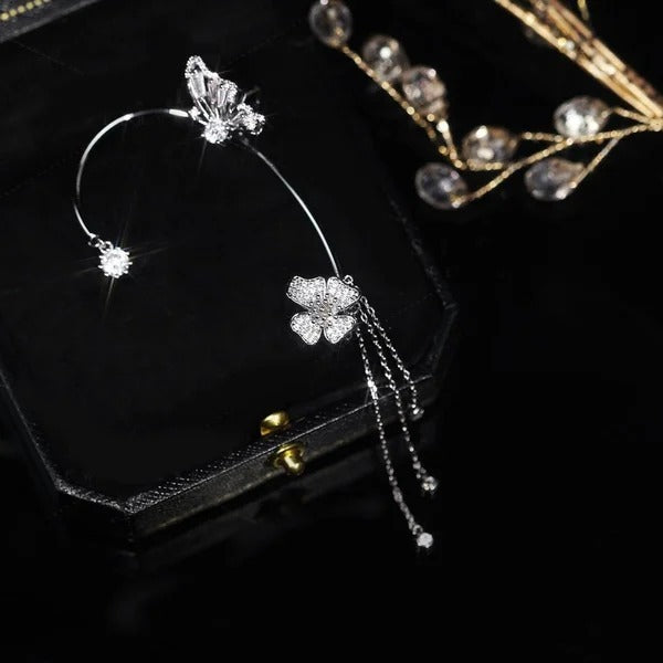 Aureluna – Butterfly Tassel Earrings