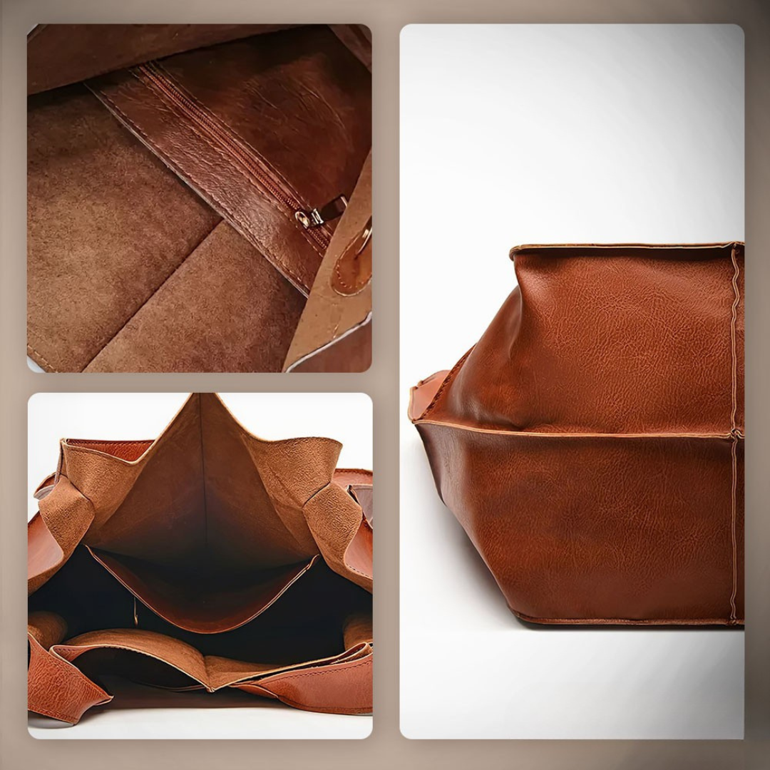 Ruth - Timeless Allure Leather Tote Bag