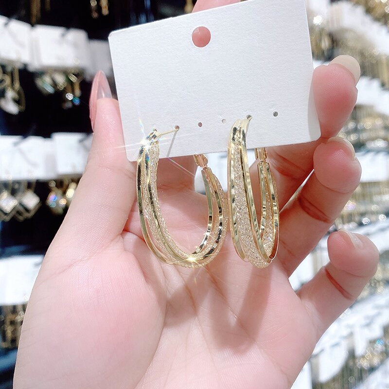 Elorian – Sculpted Oval Hoops