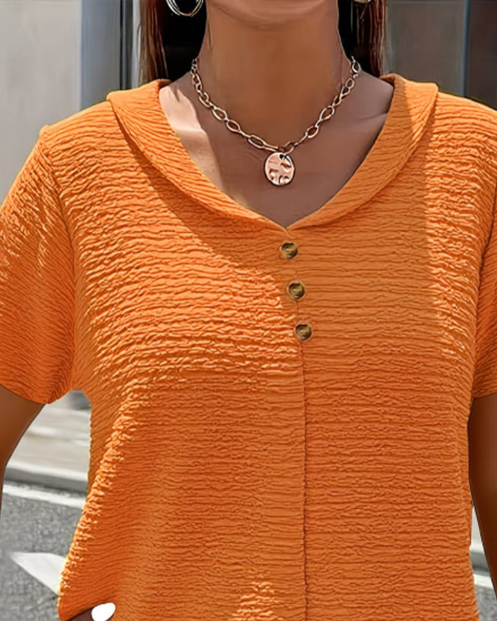 Grace | Cotton Peter Pan Collar Top