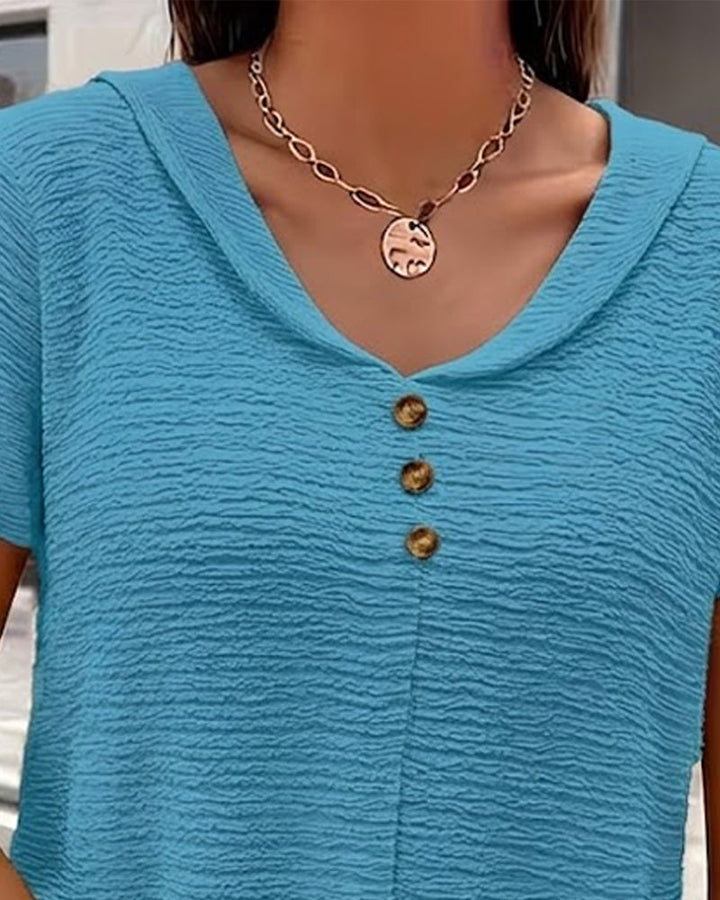 Grace | Cotton Peter Pan Collar Top