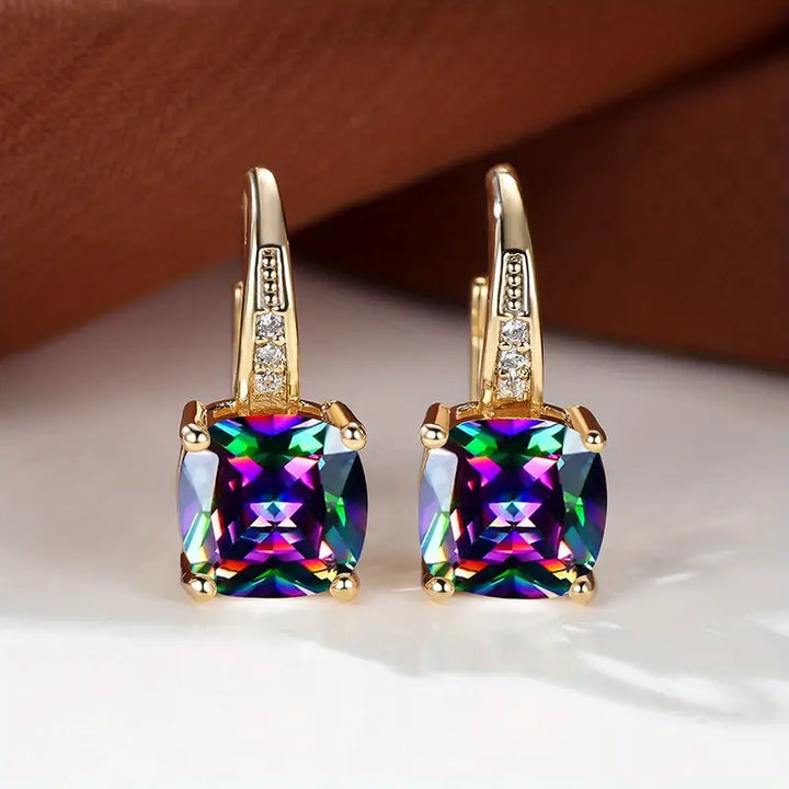 Selvara – Deep Blue Statement Earrings