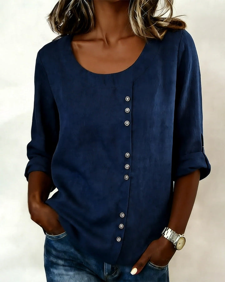 Lauren | Long-Sleeve Crew Neck Top