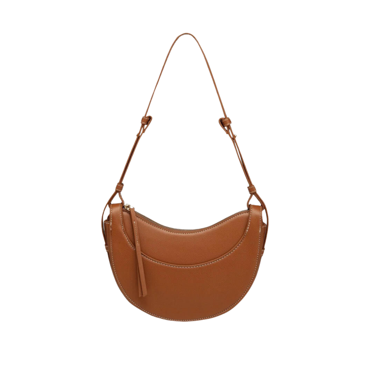 Edmée | Elegant Tan Saddle Bag