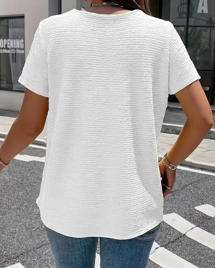 Grace | Cotton Peter Pan Collar Top
