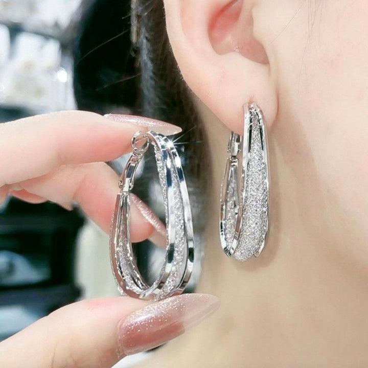 Elorian – Sculpted Oval Hoops