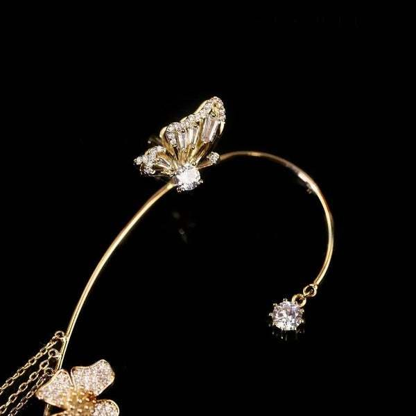 Aureluna – Butterfly Tassel Earrings
