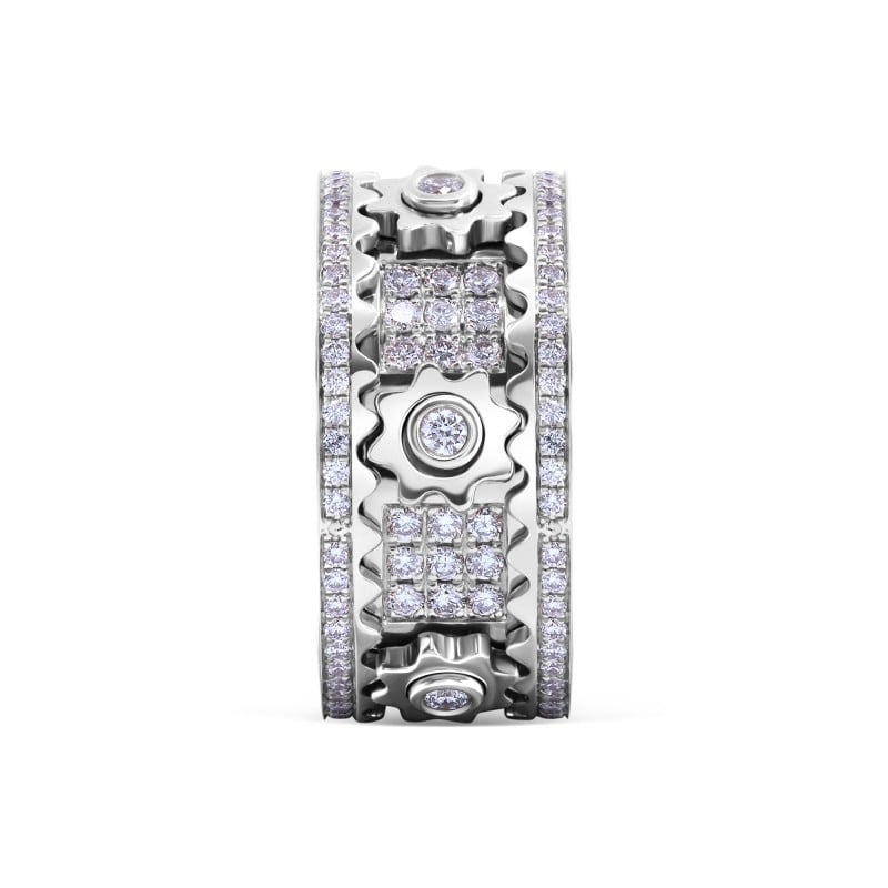 Aurelian – Gear Spinner Statement Ring