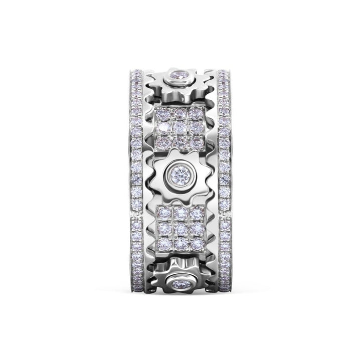 Aurelian – Gear Spinner Statement Ring