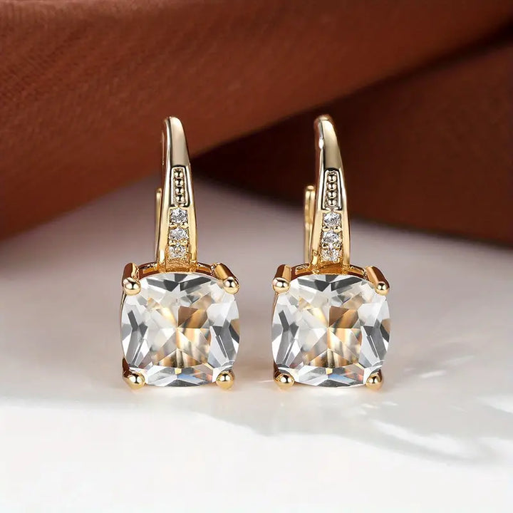 Selvara – Deep Blue Statement Earrings