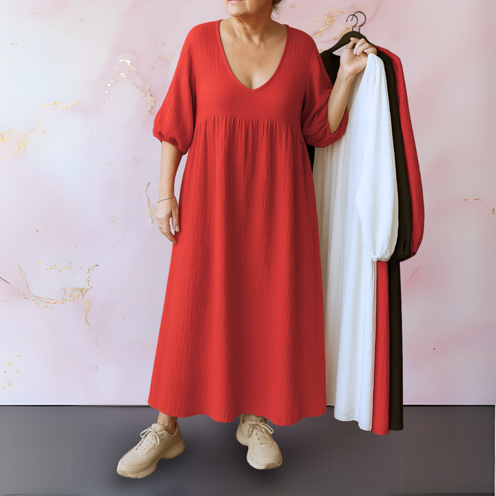 Victoria | V-Neck Shift Dress