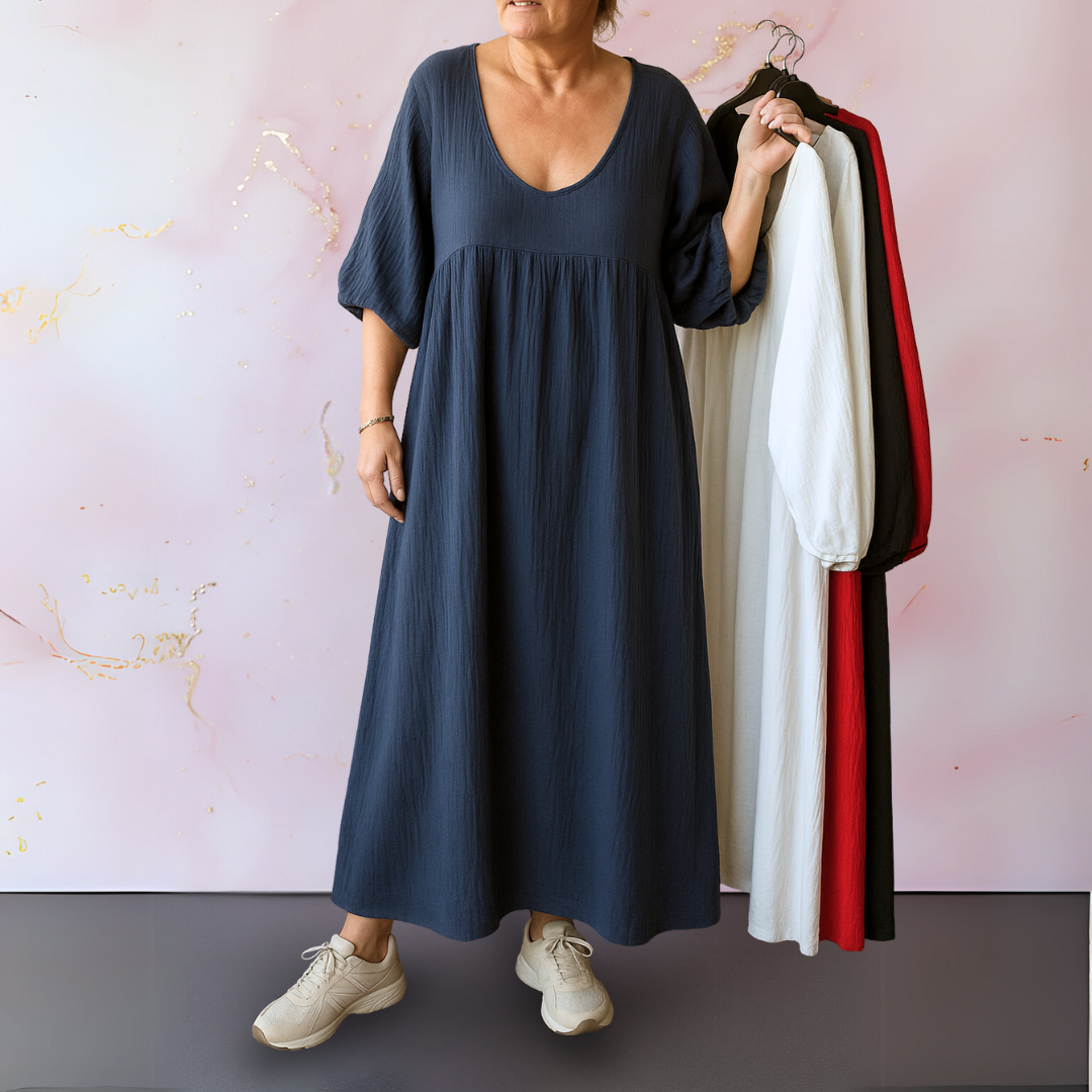 Victoria | V-Neck Shift Dress