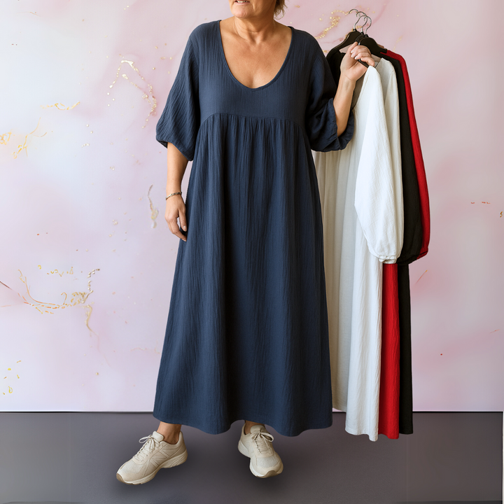 Victoria | V-Neck Shift Dress
