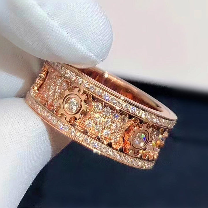 Aurelian – Gear Spinner Statement Ring