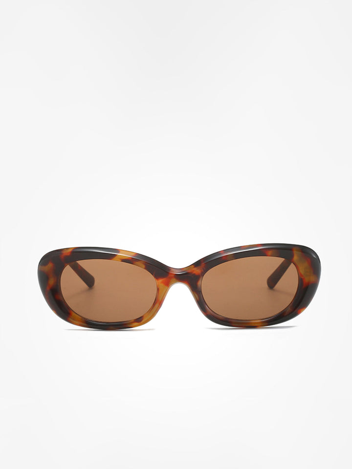 Sunglasses, tortoiseshell pattern, acetate, brown, women's