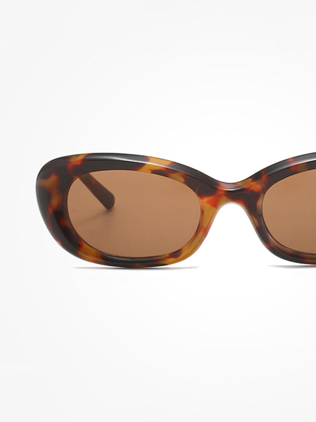 Sunglasses, tortoiseshell pattern, acetate, brown, women's