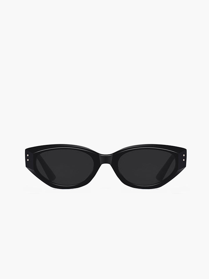 Sunglasses, silver logo on the arms, acetate, Women's
