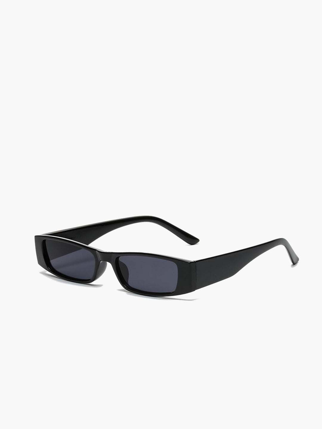 Sunglasses, slim rectangular frame, plastic/acetate, women's