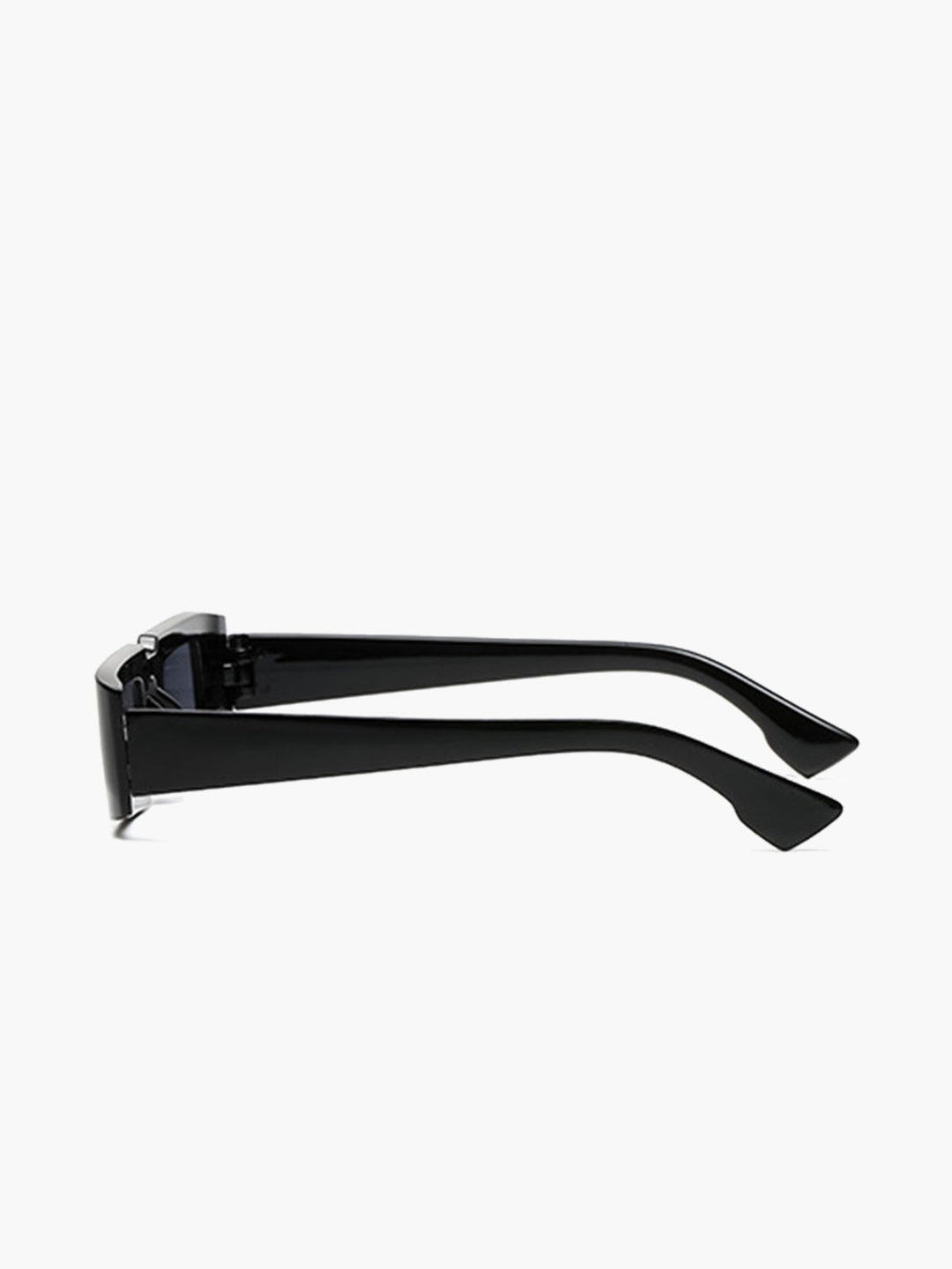 Sunglasses, slim rectangular frame, plastic/acetate, women's