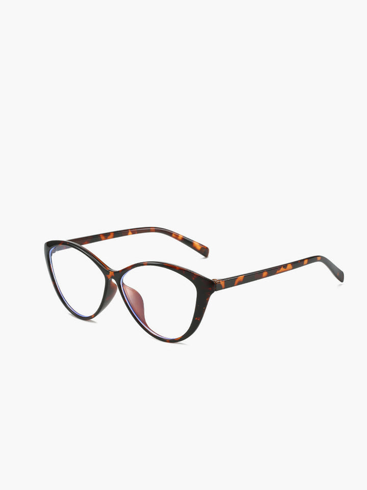Brown Cat-Eye Glasses with Tortoiseshell, Acetate, Women