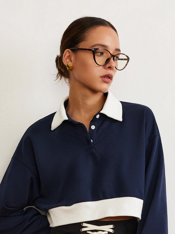 Brown Cat-Eye Glasses with Tortoiseshell, Acetate, Women