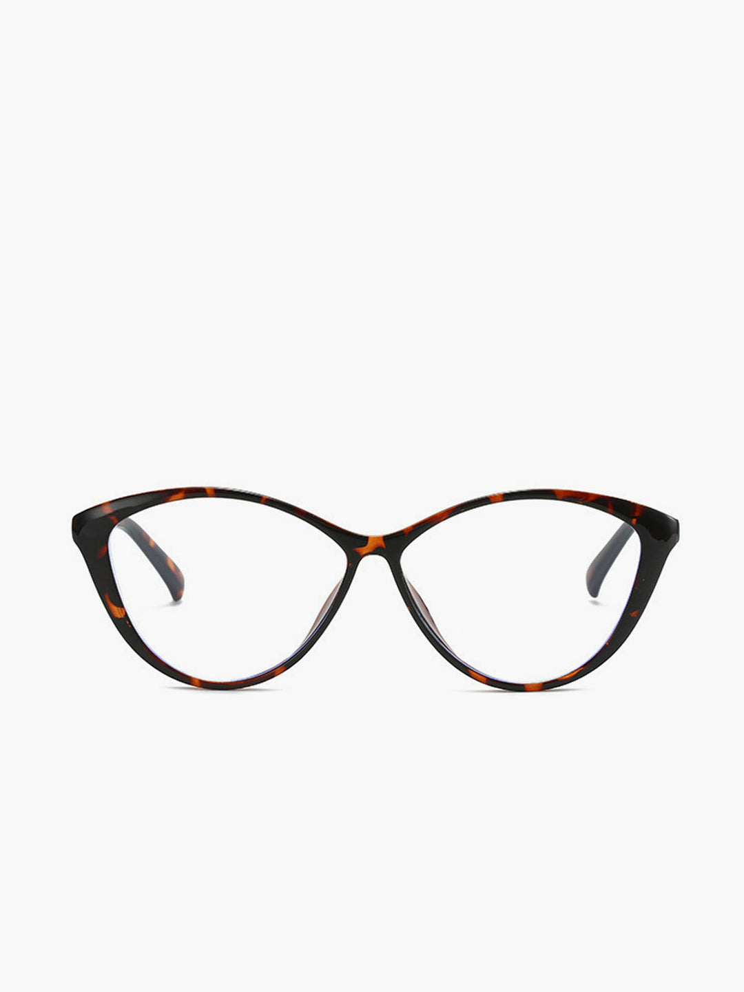 Brown Cat-Eye Glasses with Tortoiseshell, Acetate, Women