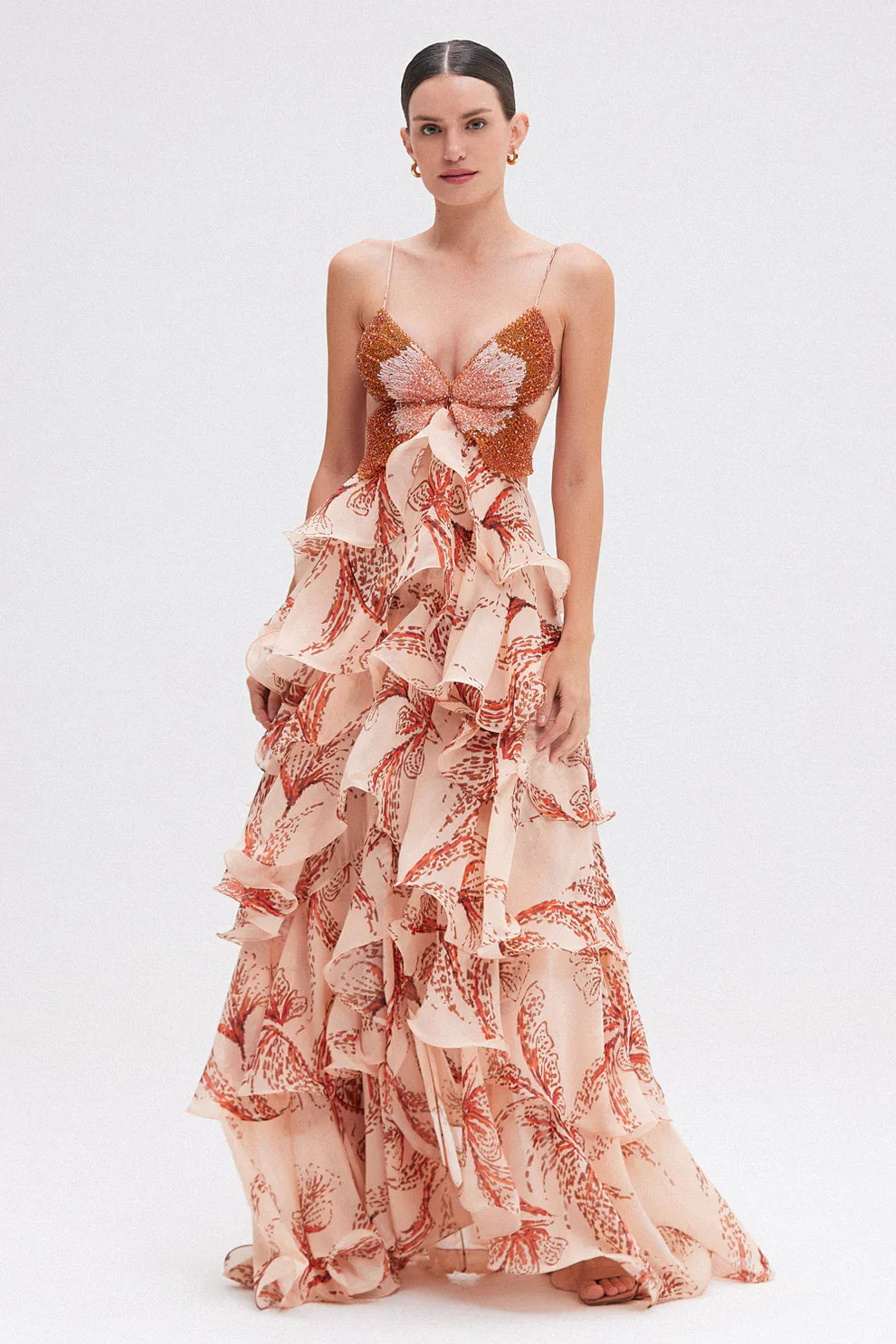Grace | Ruffle Midi Dress