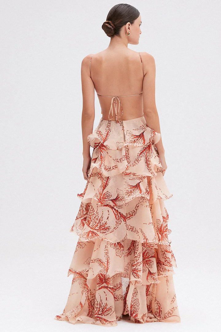 Grace | Ruffle Midi Dress