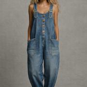Lejla | Elegant Denim Jumpsuit with Pockets