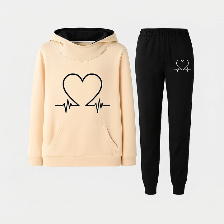Marcia | Heartbeat Tracksuit Set