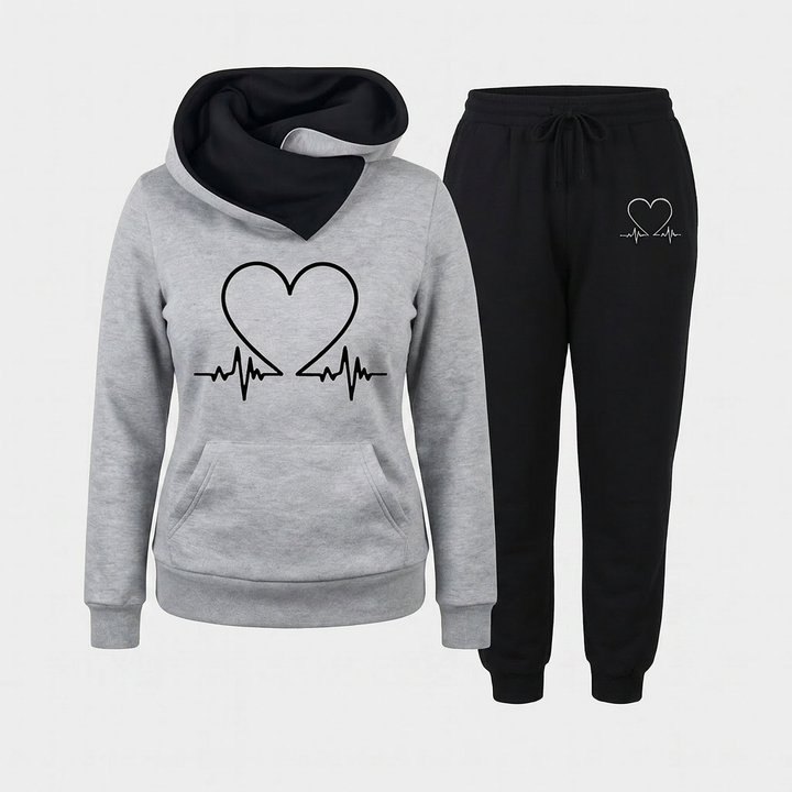 Marcia | Heartbeat Tracksuit Set