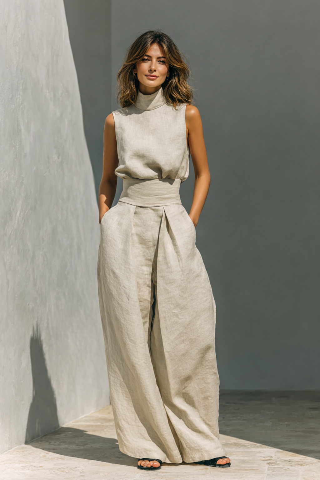 Riley | Linen Cotton Two-Piece Set